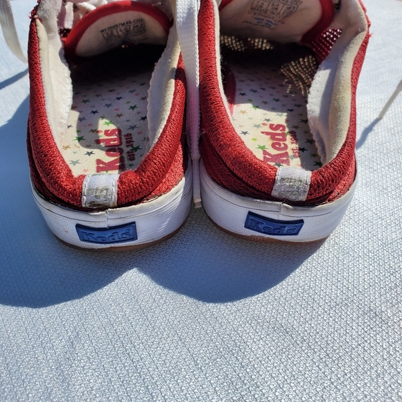 Keds red lace up mule tennis shoes size 7.5 (seven and a half) - Picture 12 of 16